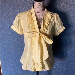 Bebe short sleeve blouse